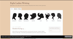 Desktop Screenshot of eightladieswriting.com